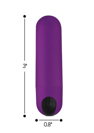 Bang! Vibrating Bullet with Remote Control - Black