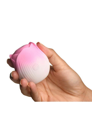Bloomgasm - Pulsing Petals Throbbing Rose Stimulator - Pink