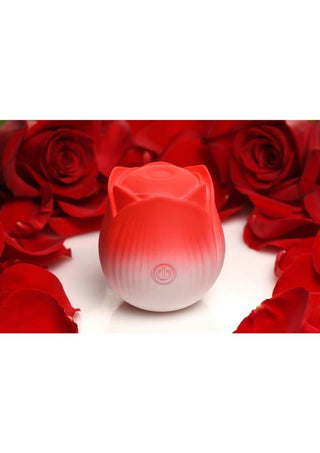Bloomgasm - Pulsing Petals Throbbing Rose Stimulator - Pink
