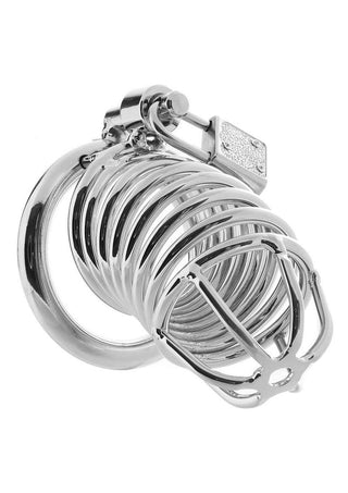Blue Line Deluxe Chastity Cage - Black