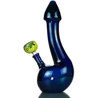 Bong - 9" Penis Water Pipe Electroplated Glass Bong with 14mm Male Bowl - Circus of Books
