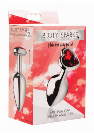 Booty Sparks Heart Gem Medium Anal Plug