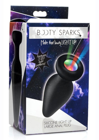 Booty Sparks Silicone Light-Up Anal Plug - Small