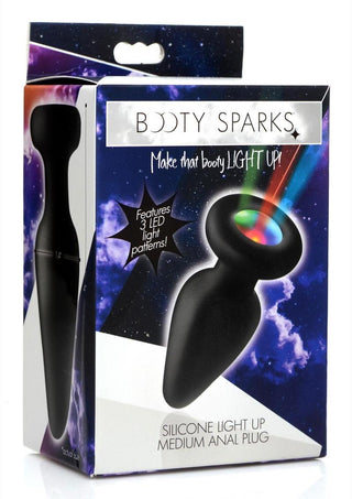 Booty Sparks Silicone Light-Up Anal Plug - Large