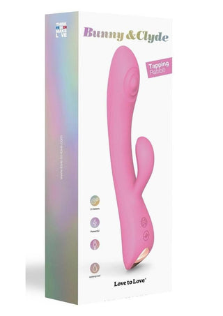 Bunny & Clyde - Rechargeable Silicone Rabbit Vibrator - Viva Mauve