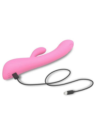 Bunny & Clyde - Rechargeable Silicone Rabbit Vibrator - Viva Mauve