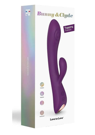 Bunny & Clyde - Rechargeable Silicone Rabbit Vibrator - Pink Passion