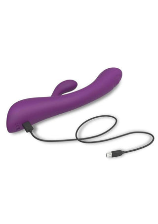 Bunny & Clyde - Rechargeable Silicone Rabbit Vibrator - Pink Passion
