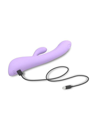 Bunny & Clyde - Rechargeable Silicone Rabbit Vibrator - Pink Passion