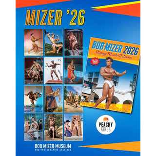 Peachy Kings / Kweer Cards - Bob Mizer Physique Pictorial  2026 Calendar