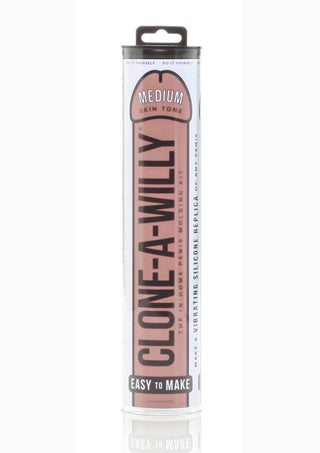 Clone-A-Willy Silicone Dildo Molding Kit with Vibrator - Hot Pink