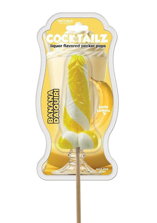 Cocktailz Liquor Flavored Pecker Pops - Red/White