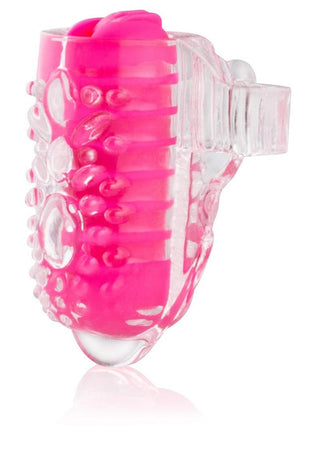 Screaming O - Color Pop Quickie Lingo Silicone Vibrating Tongue Ring Waterproof Pink