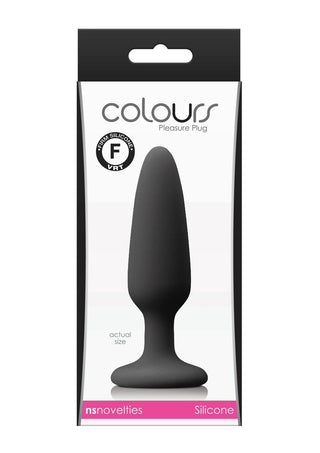 Colours - Pleasure Plug - Silicone Anal Plug - Medium - Black