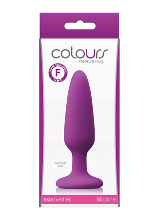 Colours - Pleasure Plug - Silicone Anal Plug - Medium - Black