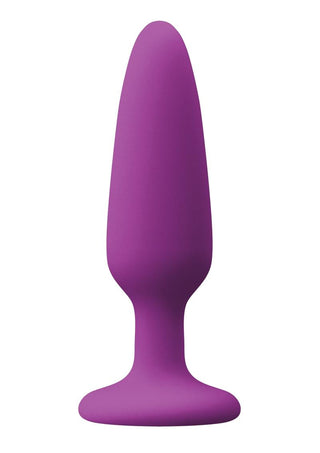 Colours - Pleasure Plug - Silicone Anal Plug - Medium - Black