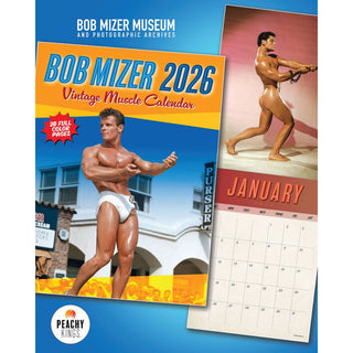 Peachy Kings / Kweer Cards - Bob Mizer Physique Pictorial  2026 Calendar
