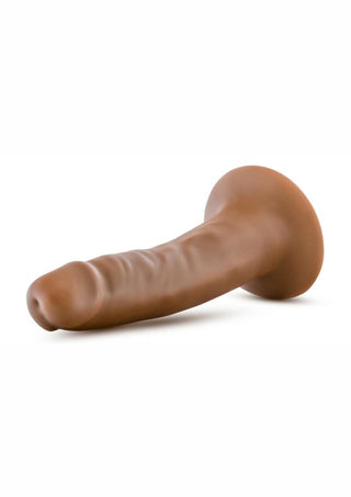 Dr. Skin Platinum Collection Dr. Lucas Silicone Dildo with Suction Cup 5.5in - Caramel