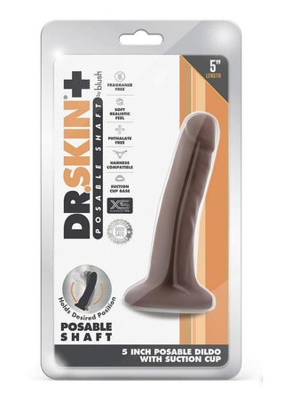 Dr. Skin Plus Gold Collection Posable Dildo 5in - Vanilla