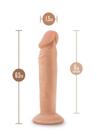 Dr. Skin Plus Gold Collection Posable Dildo 5in - Vanilla