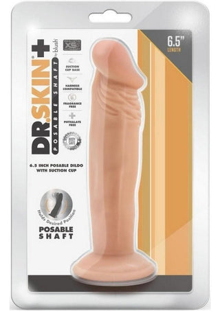 Dr. Skin Plus Gold Collection Posable Dildo 5in - Chocolate