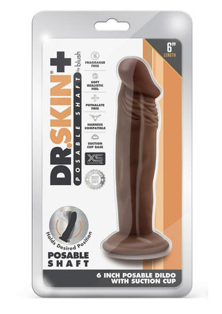 Dr. Skin Plus Gold Collection Posable Dildo 5in - Vanilla