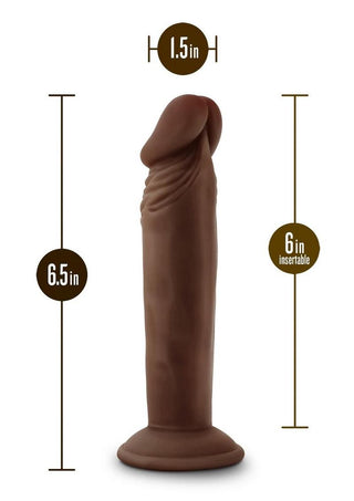 Dr. Skin Plus Gold Collection Posable Dildo 5in - Vanilla