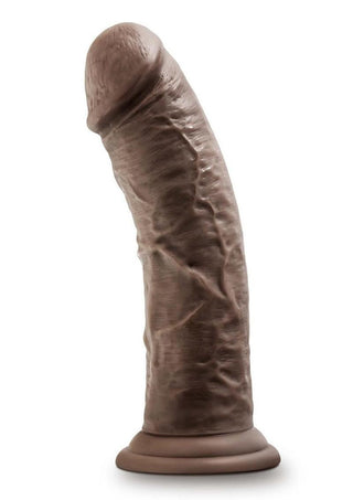 Dr. Skin Plus Gold Collection Thick Posable Dildo with Suction Cup 8in - Vanilla