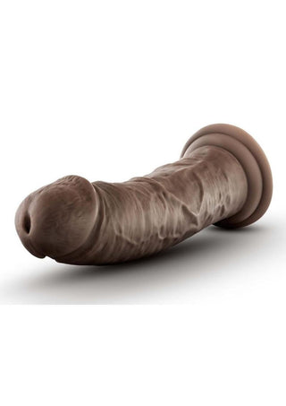 Dr. Skin Plus Gold Collection Thick Posable Dildo with Suction Cup 8in - Vanilla