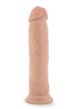 Dr. Skin Plus Gold Collection Thick Posable Dildo with Suction Cup 8in - Vanilla