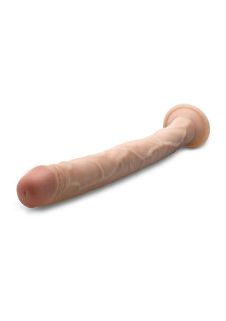 Dr. Skin Silver Collection Dildo with Suction Cup 7in - Caramel