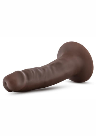 Dr. Skin Silver Collection Dildo with Suction Cup 7.5in - Chocolate