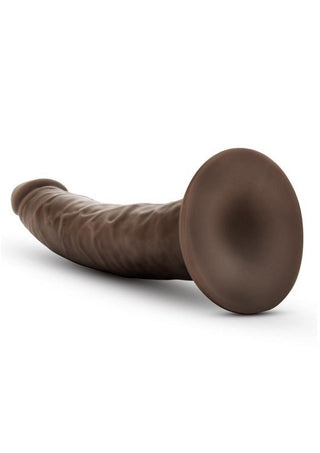 Dr. Skin Silver Collection Dildo with Suction Cup 7in - Caramel