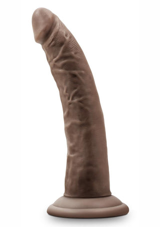 Dr. Skin Silver Collection Dildo with Suction Cup 5.5in - Chocolate