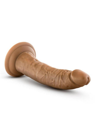 Dr. Skin Silver Collection Dildo with Suction Cup 5.5in - Chocolate