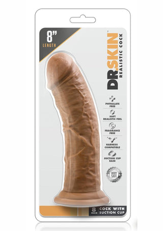 Dr. Skin Silver Collection Dildo with Suction Cup 5.5in - Vanilla