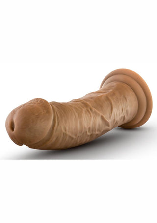 Dr. Skin Silver Collection Dildo with Suction Cup 7.5in - Chocolate