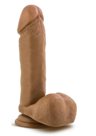 Dr. Skin Silver Collection Dr. William Dildo with Balls and Suction Cup 8in - Vanilla