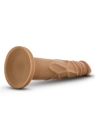 Dr. Skin Silver Collection Realistic Cock Basic 7.5 Dildo 7.5in - Caramel