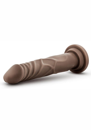 Dr. Skin Silver Collection Realistic Cock Basic 7.5 Dildo 7.5in - Caramel