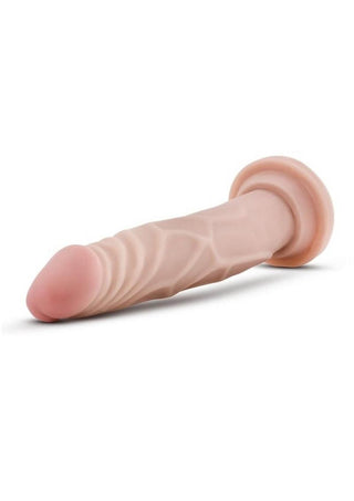 Dr. Skin Silver Collection Realistic Cock Basic 7.5 Dildo 7.5in - Caramel