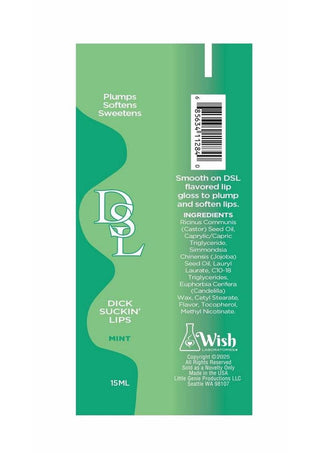 Dsl Dick Sucking Lips Plumping Serum - Mint