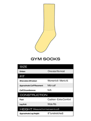 Gumball Poodle - Daddy Gym Crew Socks