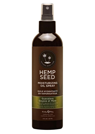 Earthly Body Hemp Seed Moisturizing Oil Spray - Guavalava - 8oz