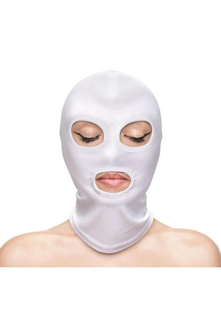 Fetish & Fashion Eyes & Mouth Hood - Black