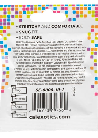 Foil Pack Cock Ring - Clear
