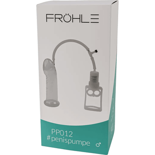 Frohle Realistic Penis Pump XL Professional Crystal Clear Anatomical Shaped Cylinder PP016 Cock Shape Pumping Cylinder - Made in Germany - Circus of Books