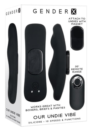 Gender X Our Undie Vibe Rechargeable Silicone Panty Vibe with Remote Control