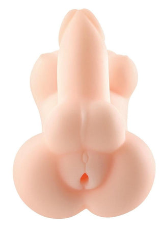 Gender X The Complete Package Full Body Textured Stroker - Chocolate