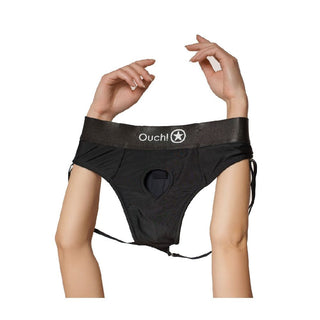 Ouch! Vibrating Strap-on Panty Harness